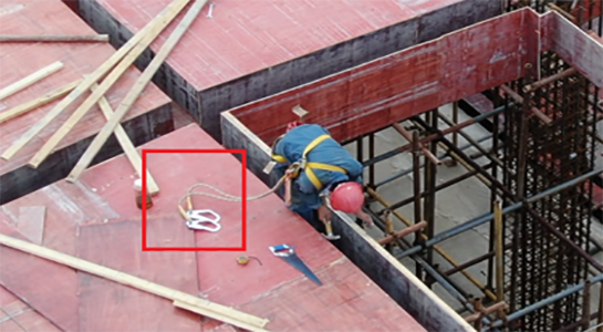 高處作業(yè)未系掛安全帶異常報(bào)警